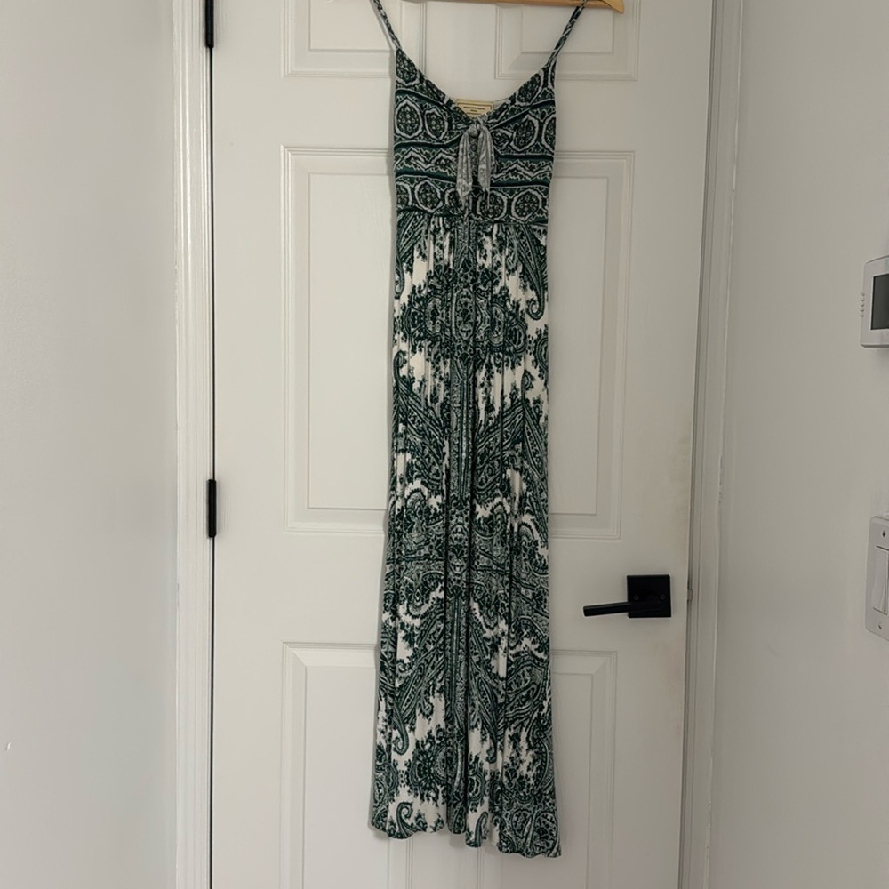Anthropologie paisley print maxi petite xxs